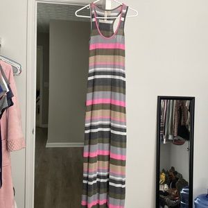 Striped maxi dress